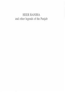Heer Ranjha And Other Legends of The Punjab