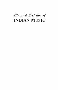 history & evolution of indian music