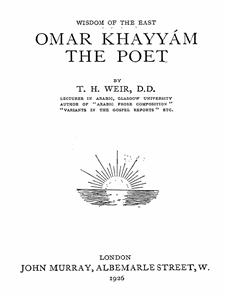 Omar Khayyam The Poet