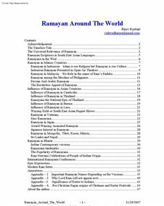 Ramayan Around The World