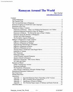 ramayan around the world