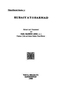 Rubaiyat-e-Sarmad