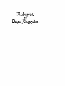 Rubaiyat of Omar Khayyam