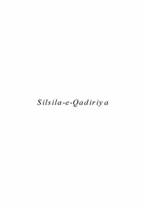 Silsila-e-Qadriyah