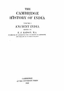 The Cambridge History Of India