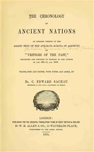 The Chronology Of Ancient Nations