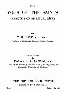 The Yoga Of The Saints